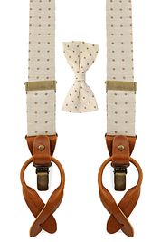 Sir Redman Suspenders Combi Pack Dapper Dot Beige