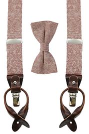 Sir Redman Suspenders Combi Pack Sposo Stiloso Burgundy
