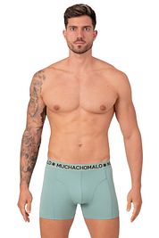Muchachomalo Boxer Shorts 3-Pack Solid Green 582