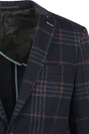 Suitable Respect Blazer Montreal Pane Flex Navy