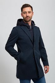 Suitable Hood Coat Navy