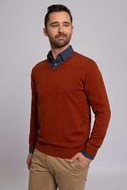 Suitable Pullover Vini V-Neck Orange