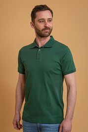 Suitable Liquid Polo Shirt Dark Green