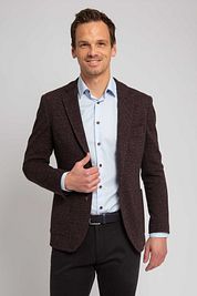 Suitable Sports Jacket Fame Pied de Poule Brown