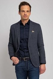 Suitable Sports Jacket Fame Pied de Poule Navy