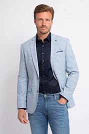 Suitable Sports Jacket Grou Print Light Blue