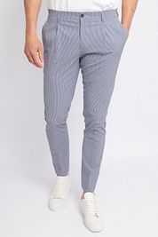 Suitable Chino Stripes Blue