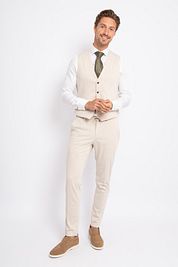 Suitable Gilet Gris Beige