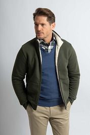 Steppin' Out Cardigan Teddy Green
