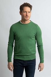 Steppin' Out Pullover Cotton Cashmere Mid Green