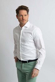 Steppin' Out Shirt Slim-Fit Dobby White