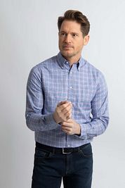 Steppin' Out Shirt Checks Blue Red