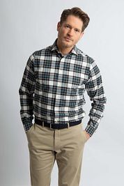 Steppin' Out Flanel Shirt Checks Black Green