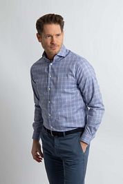 Steppin' Out Shirt Checks Blue 