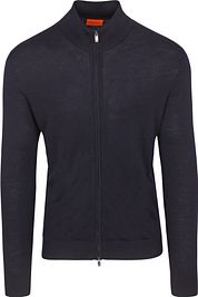 Suitable Cardigan Merino Navy
