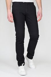 Suitable Chino Sartre Pane Navy