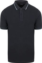 Suitable Respect Polo Shirt Tip Ferry Navy  