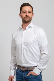 Suitable White Shirt Slim Fit DR-01