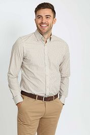 Suitable Shirt Print Beige