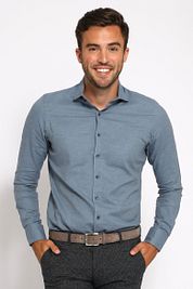 Suitable Shirt Widespread Flanel Blue