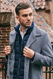 Suitable Stijn Coat Woolmix Brown