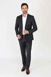 Suitable Suit Toulon Serge Wool Uni Black