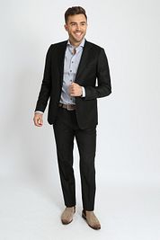 Suitable Suit Wool Uni Black
