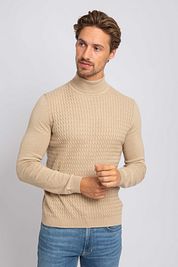 Suitable Turtleneck Cable Beige