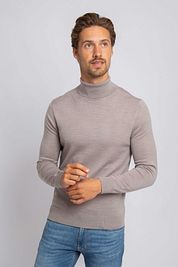 Suitable Merino Turtleneck Greige