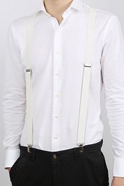 Suitable Suspenders X-Model White