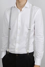 Suitable Suspenders Silver