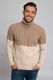 Suitable Italcol Turtleneck Wool Beige