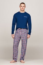 Tommy Hilfiger Pyjama Set Checks Navy