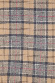 Barbour Scarf Tartan Lambswool Beige