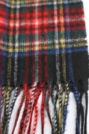Barbour Scarf Stewart Lambswool Red