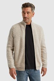 Vanguard Cardigan Wool Blend Ecru