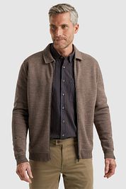 Vanguard Cardigan Wool Blend Brown