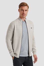Vanguard Cardigan Cotton Modal Blend Beige