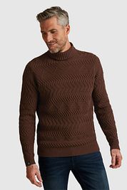 Vanguard Knitted Turtleneck Brown