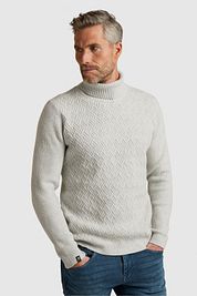 Vanguard Pullover Half Zip Structure Ecru