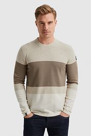 Vanguard Pullover Stripe Beige