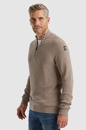 Vanguard Pullover Half Zip Beige