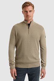 Vanguard Pullover Half Zip Beige 