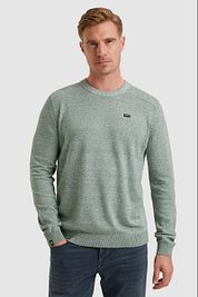 Vanguard Pullover Linen Blend Melange Green
