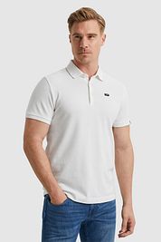 Vanguard Knitted Polo Shirt Ecru