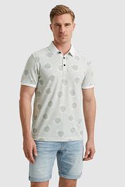 Vanguard Piqué Polo Shirt Print Light Green