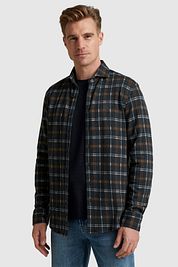 Vanguard Plaid Shirt Navy