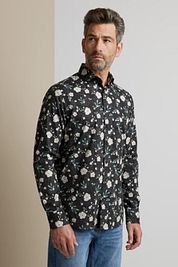 Vanguard Shirt Flowers Black