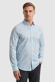 Vanguard Shirt Print Light Blue