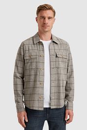Vanguard Overshirt Checks Taupe